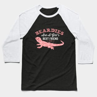 Beardies Are A Girl's Best Friend Baseball T-Shirt